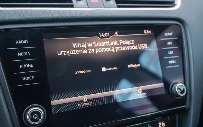 Skoda Octavia cena 64900 przebieg: 142000, rok produkcji 2018 z Susz małe 562